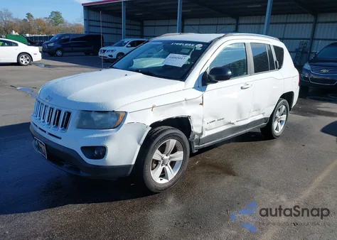 2014 Jeep Compass Sport from USA, damaged, VIN 1C4NJCBB7ED566997